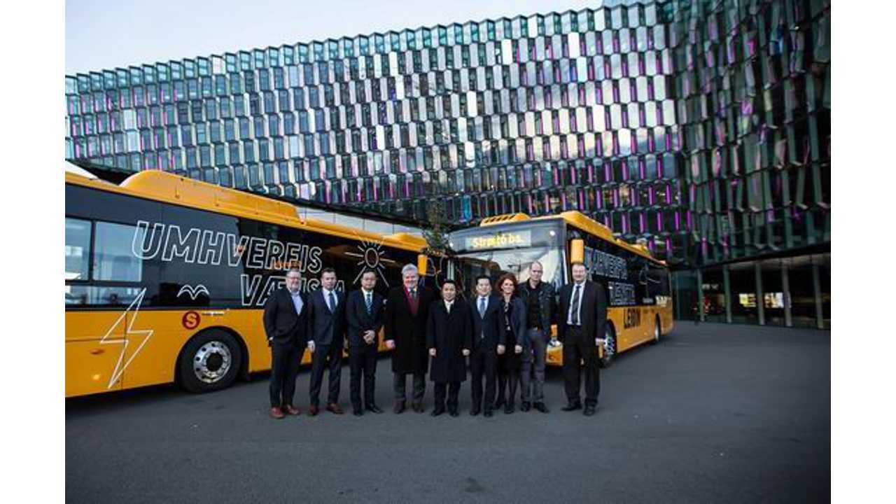 Yutong electric buses in Iceland