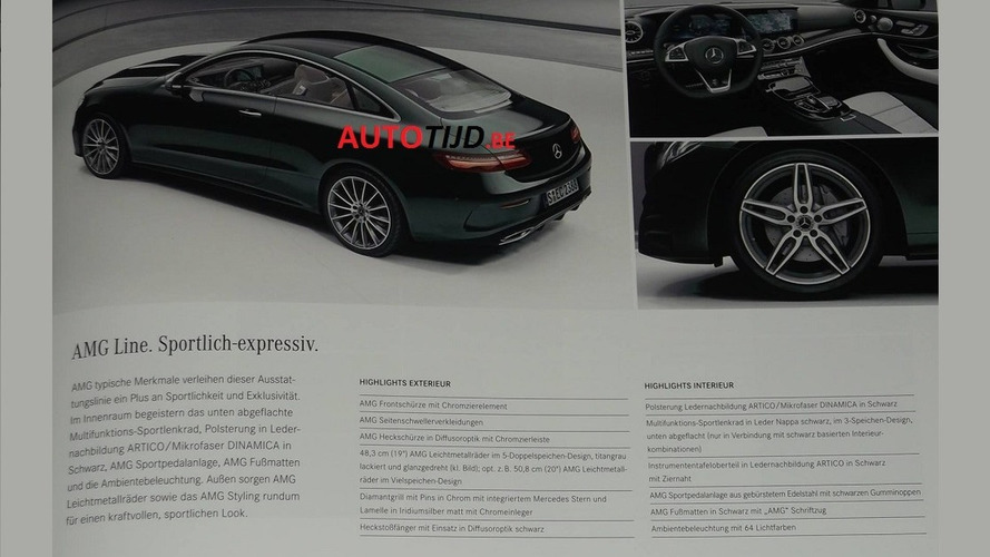 2018 Mercedes E-Class leaked brochure
