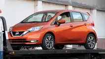 Makyajlı 2017 Nissan Versa Note casus fotoğrafları