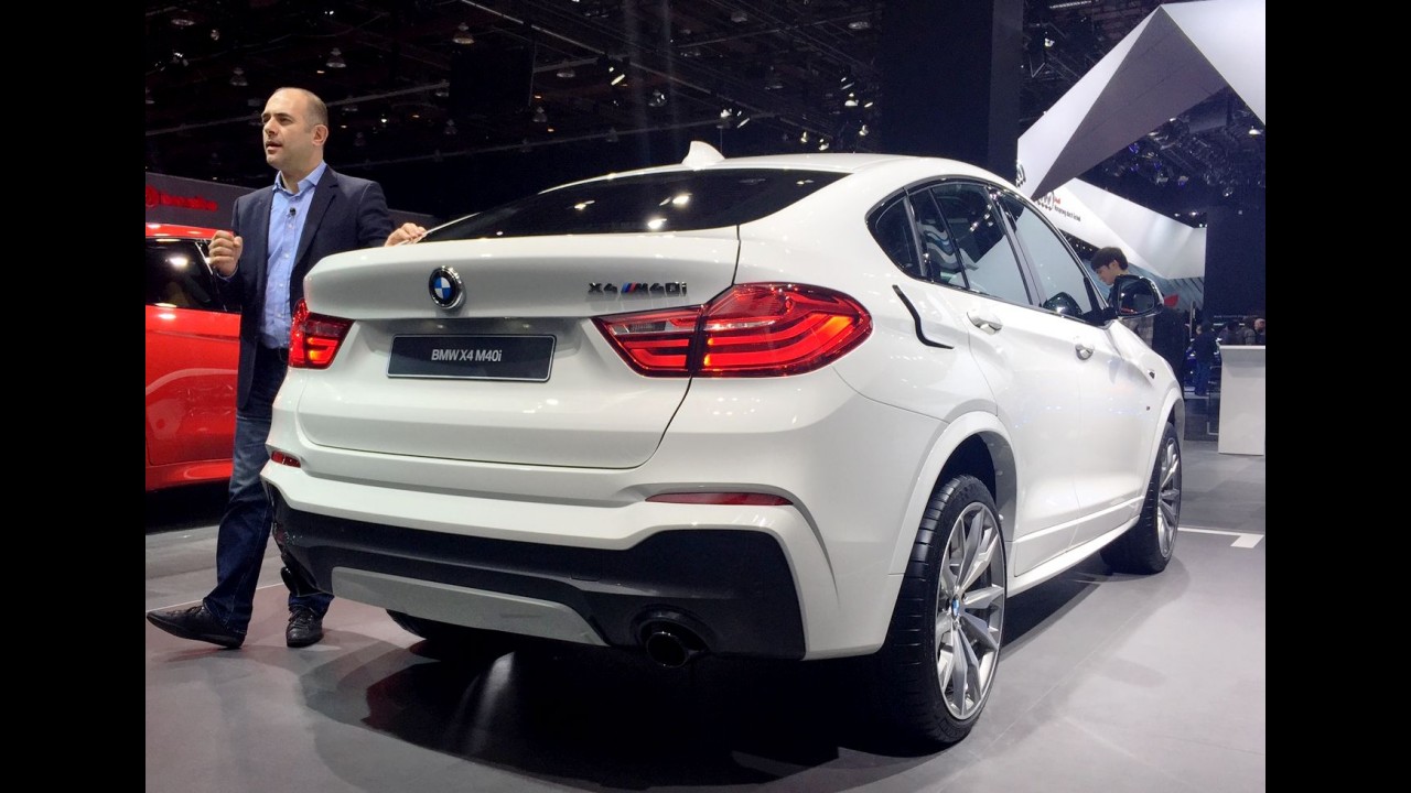 Salão de Detroit: versão brava com 360 cv, BMW X4 M40i aparece ao vivo