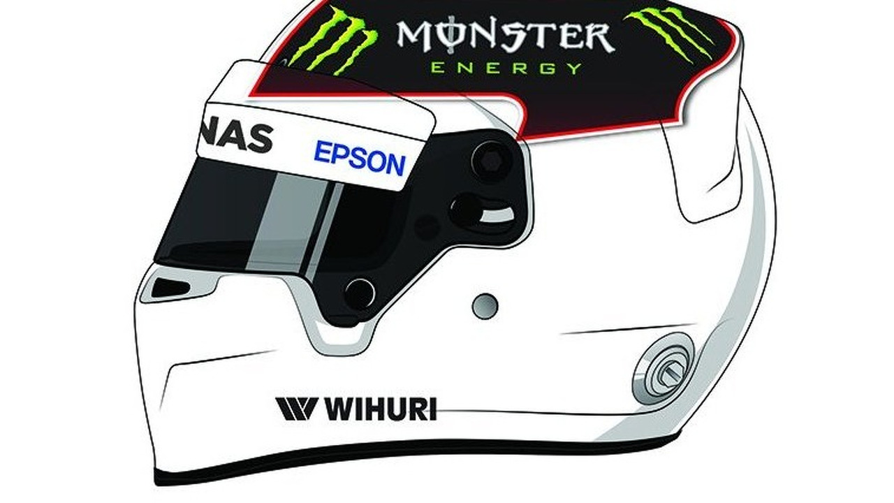 L'image du casque vierge posée par Lewis Hamilton sur Instagram