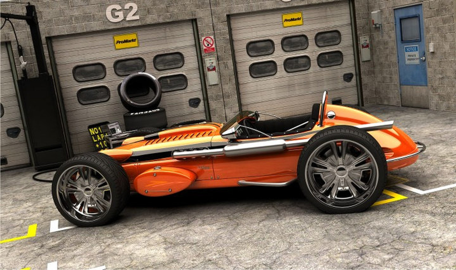 Swedish Design Envisions Modern Caterham with 60s Indy Styling
