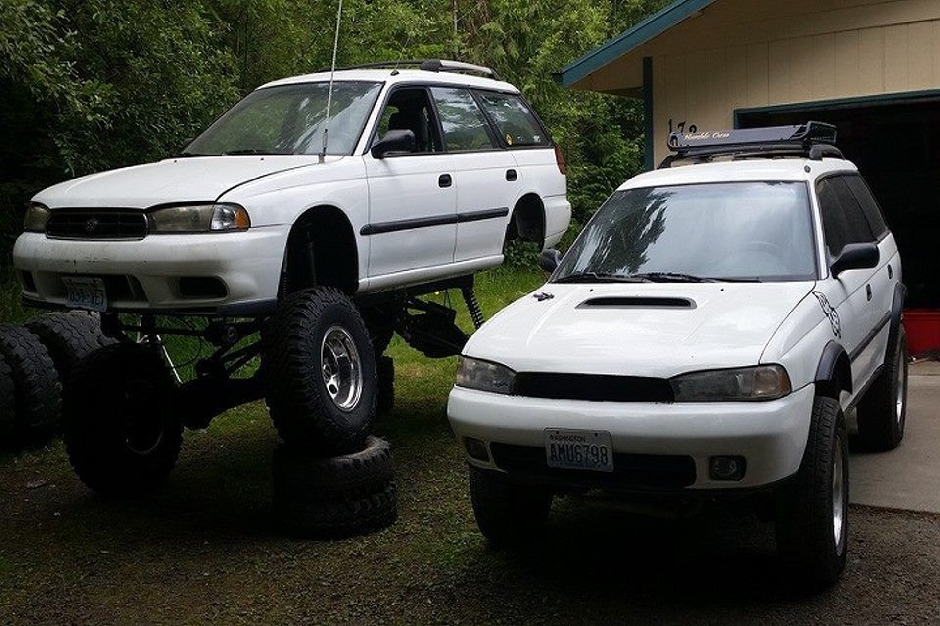 This Crazy Subaru Legacy Off-Roader Sports an STI Engine