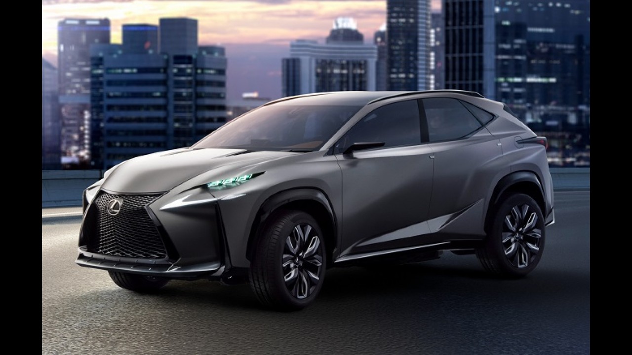 Inédito SUV compacto da Lexus, LF-NX de produção tem primeira foto revelada