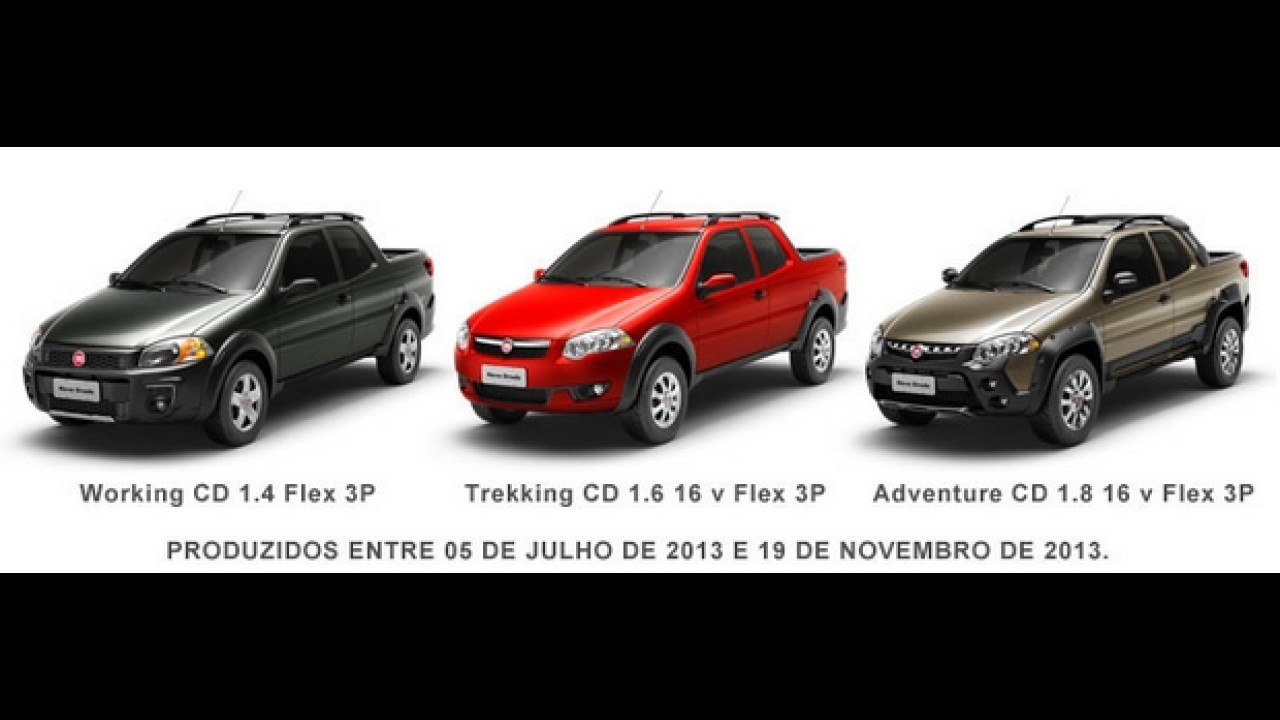 Fiat faz recall da recém-lançada picape Strada três portas