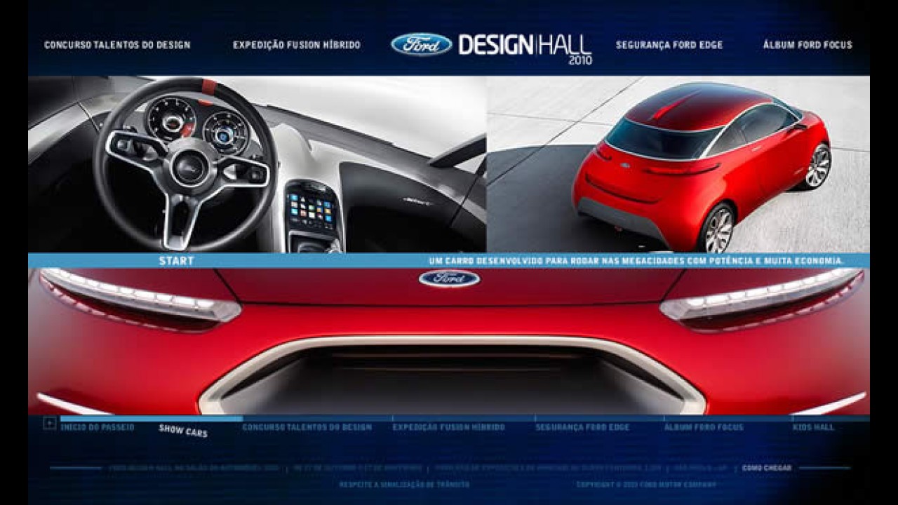 Ford Design Hall 2010: Ford coloca no ar site sobre Salão do Automóvel