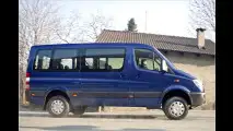 Im Bus am Berg