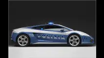 Polizei fährt Lambo