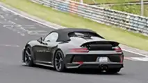 Porsche 911 Speedster Uncovered Spy Photos