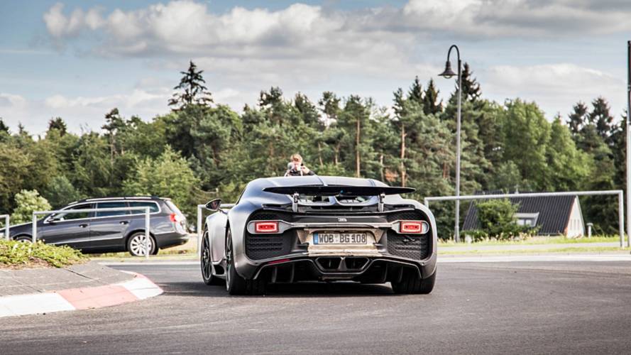 Bugatti Chiron prototipo de pruebas