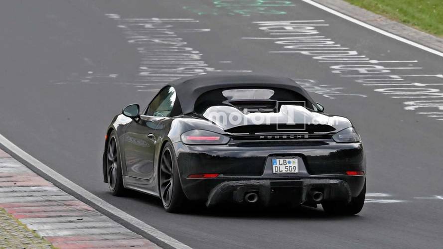 Porsche 718 Boxster Spyder Spy Shots
