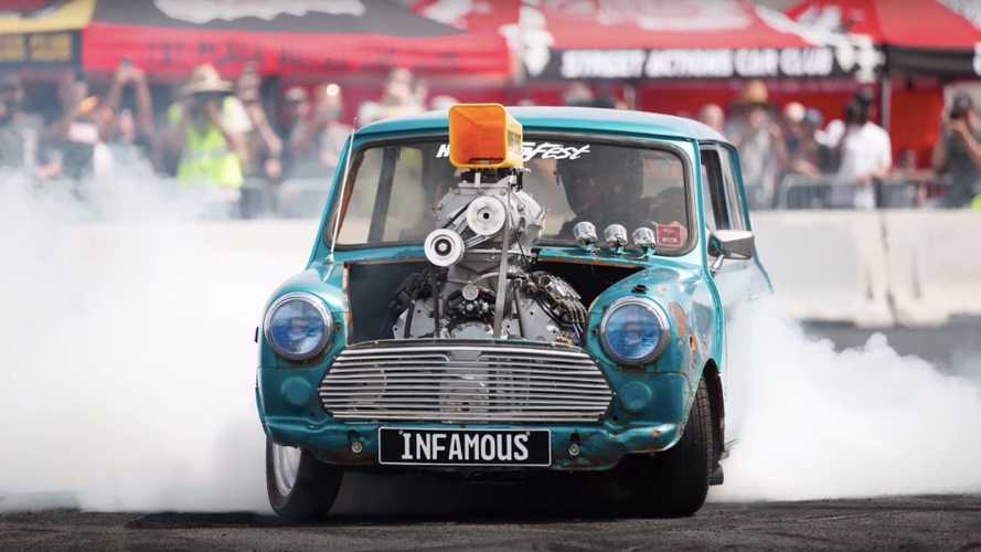 Este Mini Cooper clásico es un 'monstruo' con más de 600 CV