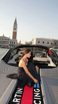 Lancia Powerboat Presented with topmodel Catrinel