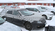 Saab 9-5 SportCombi spy photos 04.03.2010