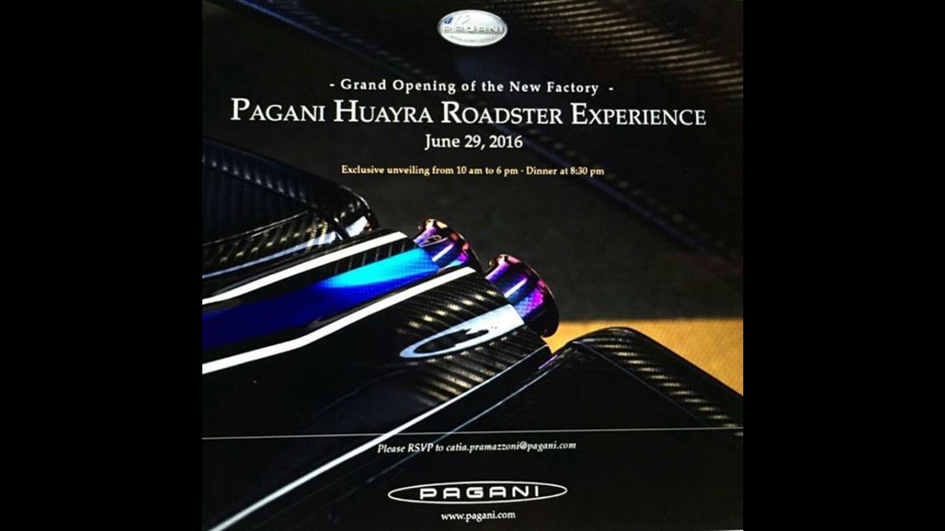 Pagani Huayra Roadster kapalı kapılar ardında tanıtıldı
