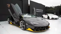 Lamborghini carbon fiber exhibit