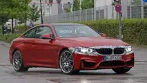 BMW M4 facelift spy photo