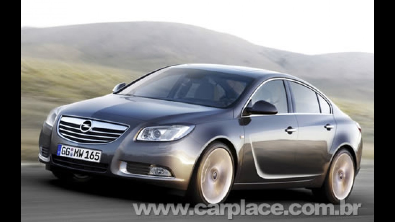 Novo Vectra europeu - Opel apresenta oficialmente o novo sedan Insignia 2009