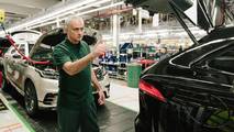 Jose Mourinho visits F-Pace factory