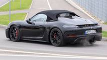 Porsche 718 Boxster Spyder Spy Photos