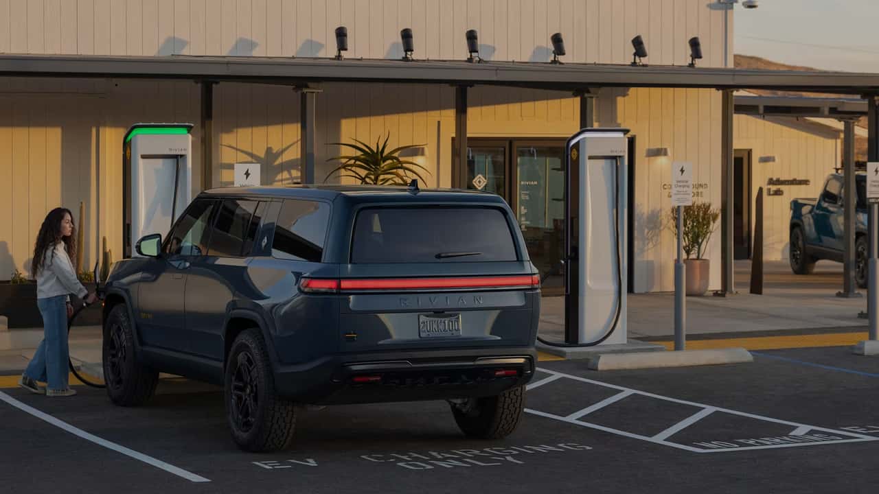 Rivian Adventure Network charger