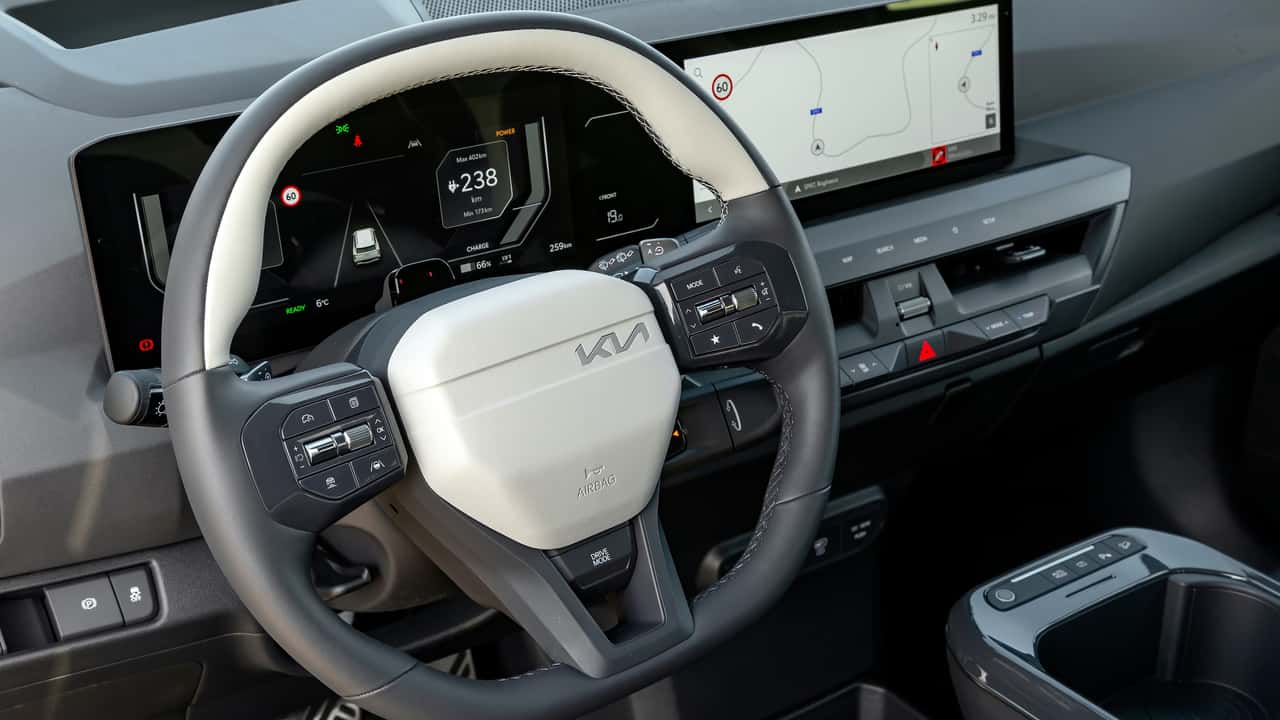 Al detalle el interior y el maletero del Kia EV5 2026