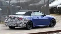 BMW 4er Cabrio Facelift (2023) auf ersten Erlkönigfotos
