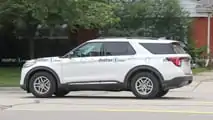2024 Ford Explorer Active Side View Spy Photo