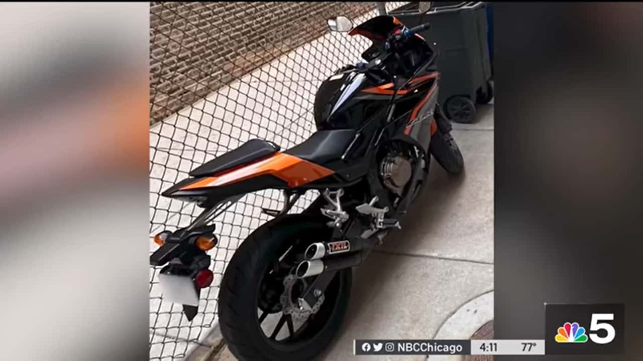 Stolen Honda CBR Tracked With AirTag