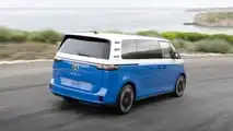US-spec 2024 Volkswagen ID. Buzz LWB exterior driving shots
