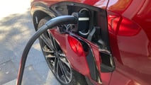 2025 Chevrolet Blazer EV at a Tesla Supercharger