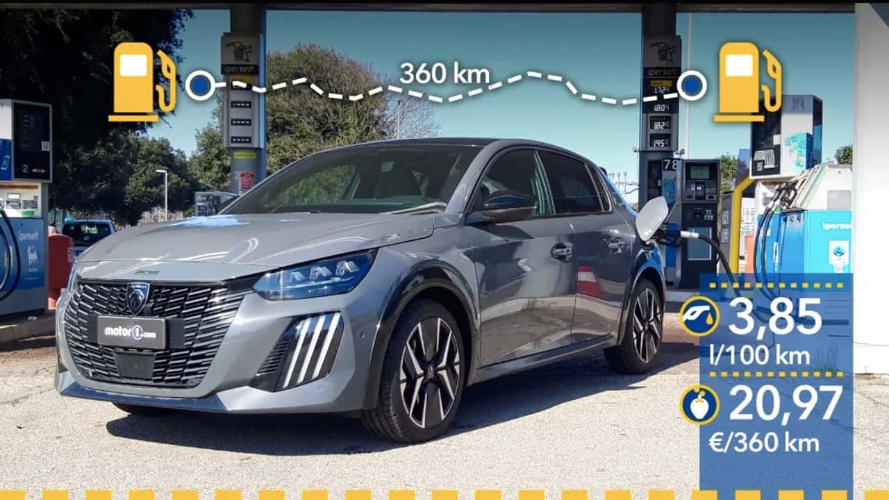 Prueba de consumo Peugeot 208 MHEV 2025