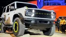 Ford Bronco ao vivo durante apresentação no Salão de Detroit (EUA)
