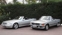 Mercedes-Benz SL R129 e R107 (Fotos de Jason Vogel)