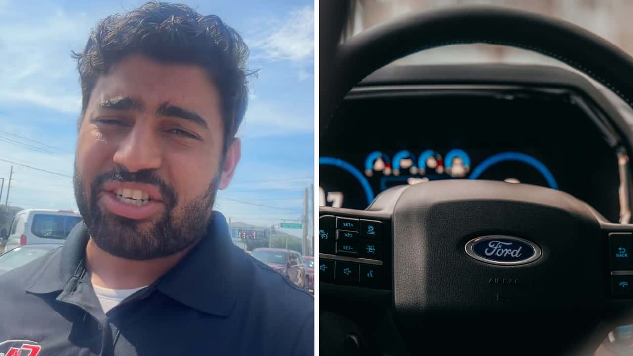 Man rushes to buy a truck