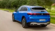 Mercedes GLC EQ Avantgarde (2026) in Klarblau Metallic: Das Exterieur