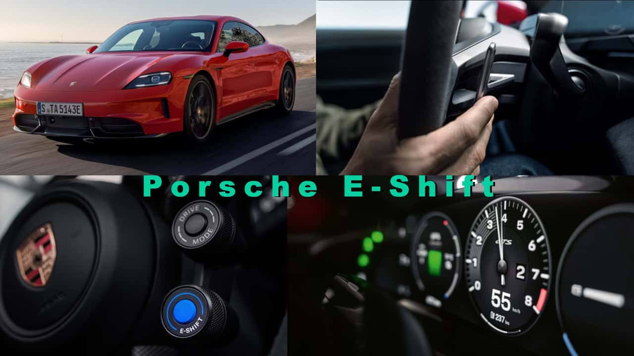 Porsche E-Shift (Collage)