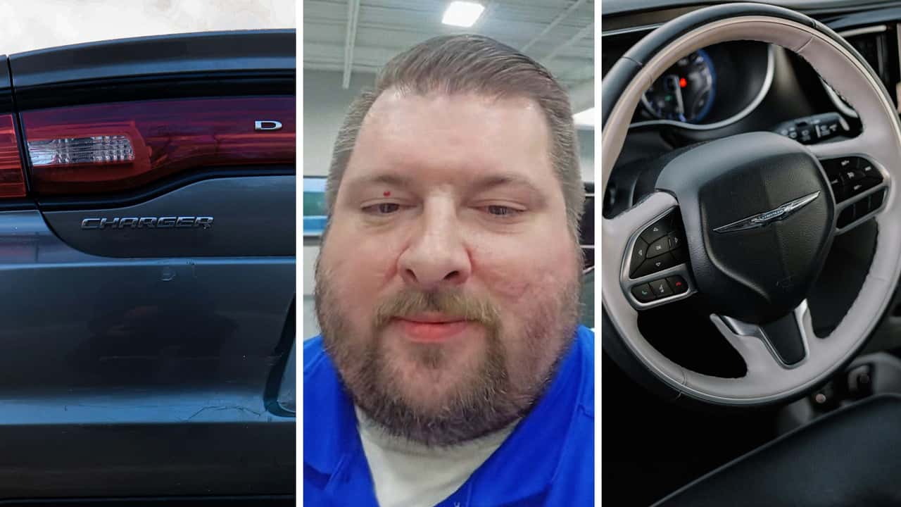 resemblance between the Dodge charger and Chrysler Pacifica