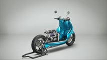 Piper Moto J1 - Rear Right Angle Engine View