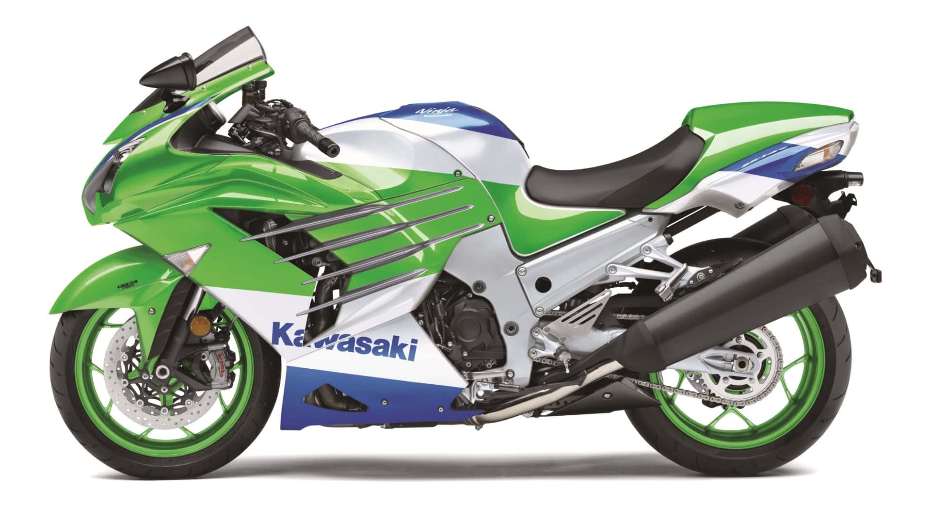 Kawasaki Ninja 40th Anniversary Paint Gives the 2024 Lineup '90s Flair