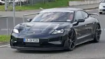 Porsche Taycan GT spy photo