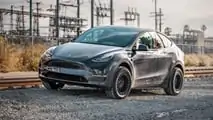 Unplugged Performance Tesla Model Y with Satin Black 18-Inch UP-03 Beadlock Wheels