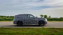 2025 BMW X3 camouflaged prototype