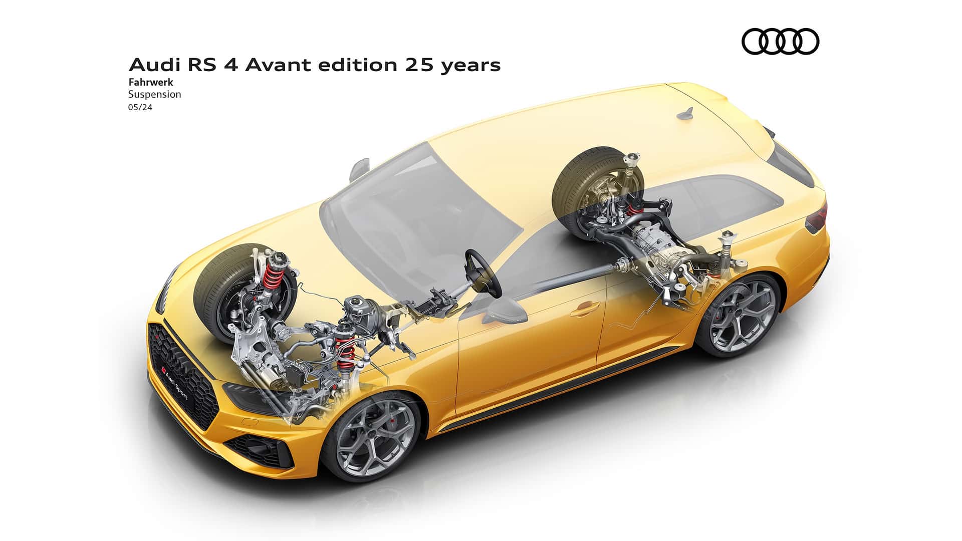 Audi Sport特注1/43 Audi RS 4 Avant Audi RS 4 Avant Edition 25 Years revealed as the sportiest version yet