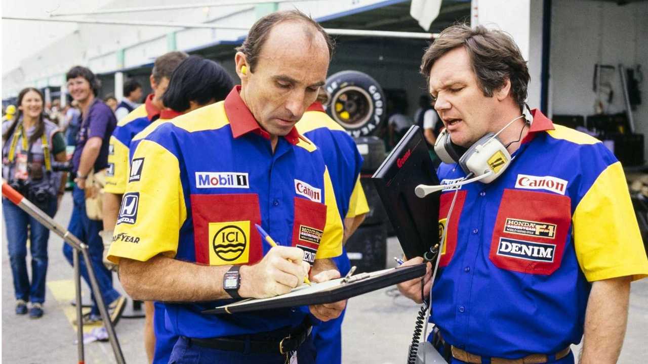 Frank Williams with Patrick Head