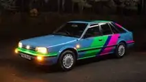 Nissan Bluebird one-off EV conversion with Leaf EV powertrain