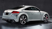 Audi TT RS Heritage Edition 2022 Blanc alpin avec cuir bleu océan et point argent diamant