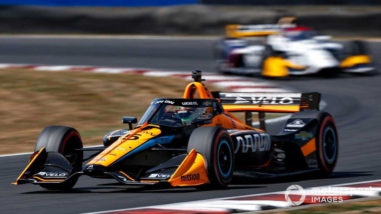 Patricio O'Ward at Portland Indycar 2022
