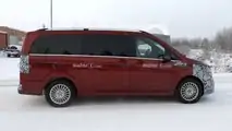 Makyajlı Mercedes-Benz EQV Casus Fotoğrafları
