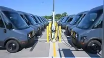 Ricarica di veicoli elettrici per consegne Amazon